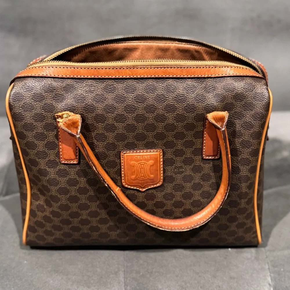 CELINE Macadam Blason Small Handbag